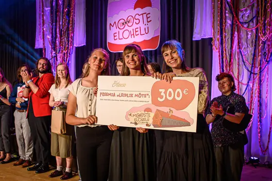 We again took part in the Moisekatsi Elohelü competition, gave a concert and received an award for an innovative concept. The jury highlighted the unexpected changes in style and the coherence and creativity of the performance. — photo 1 of 1